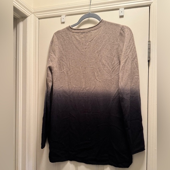 100% Cashmere The Cashmere Project Ombré sweater, size M, soft beautiful! - Picture 2 of 10